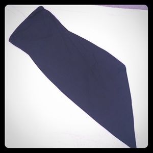 Strapless Black Formal Dress with Asymmetrical Hem